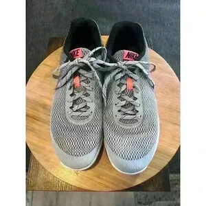 Size 11 - Nike Flex Experience Run 10 Grey Atomic Orange W